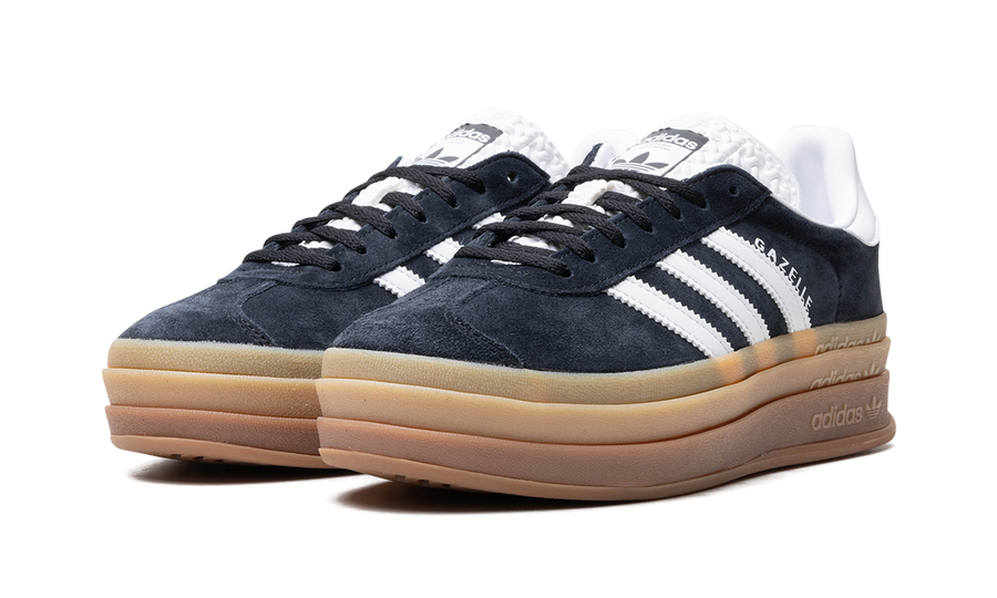 Adidas Gazelle Bold Black White Gum