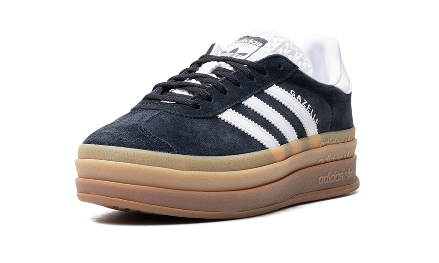 Adidas Gazelle Bold Black White Gum