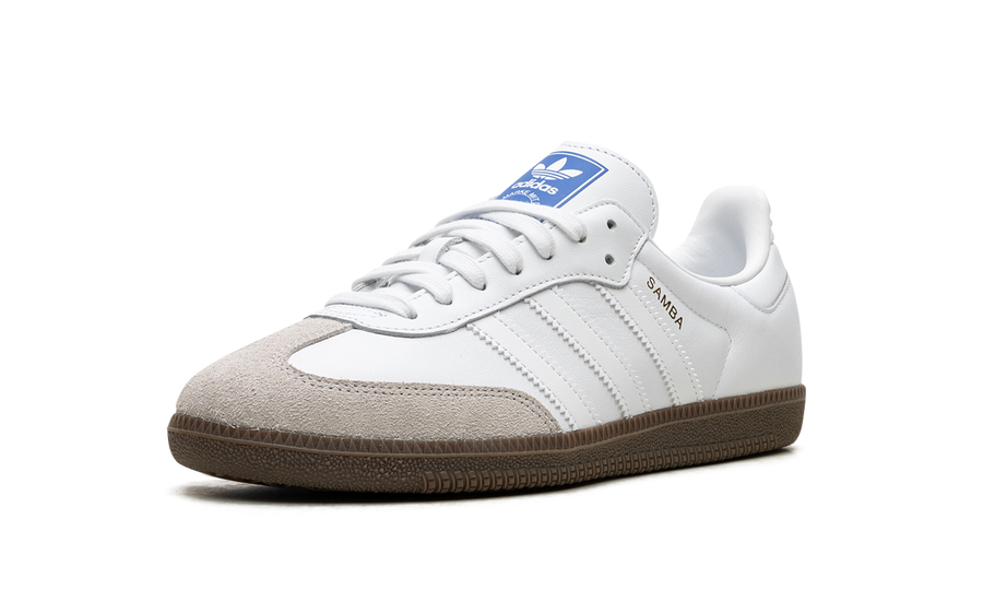 Adidas Samba Cloud White Blue Gum