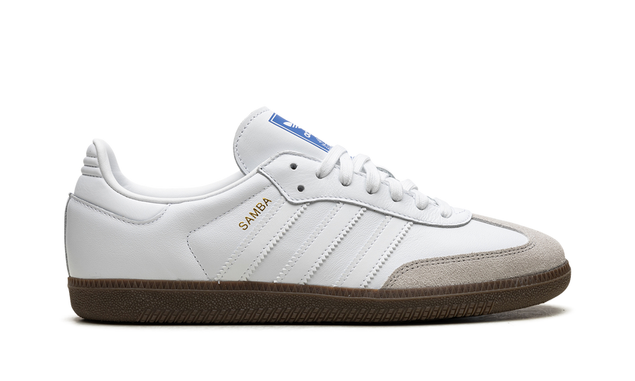 Adidas Samba Cloud White Blue Gum