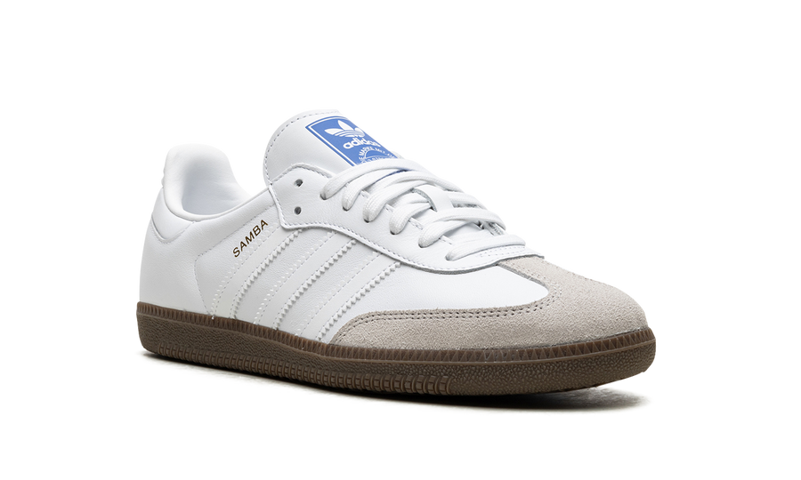 Adidas Samba Cloud White Blue Gum