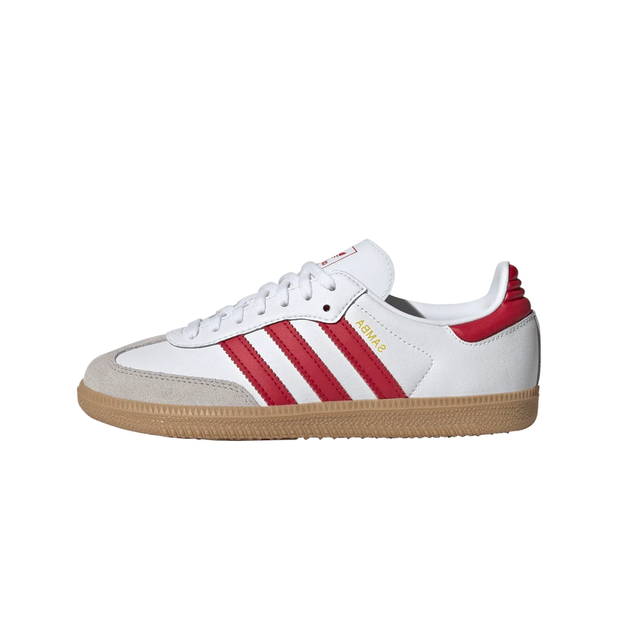 Adidas Samba OG Cloud White Better Scarlet Gum