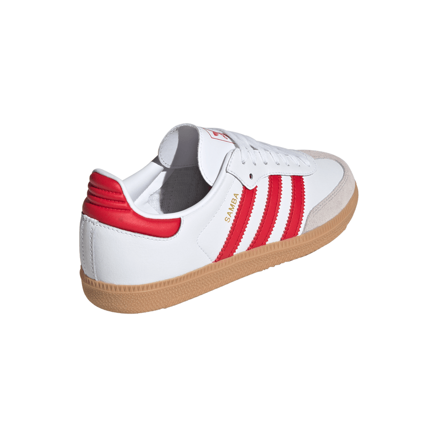 Adidas Samba OG Cloud White Better Scarlet Gum