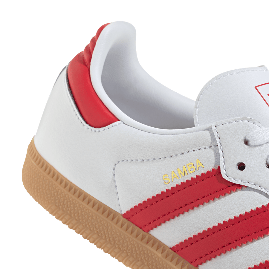 Adidas Samba OG Cloud White Better Scarlet Gum