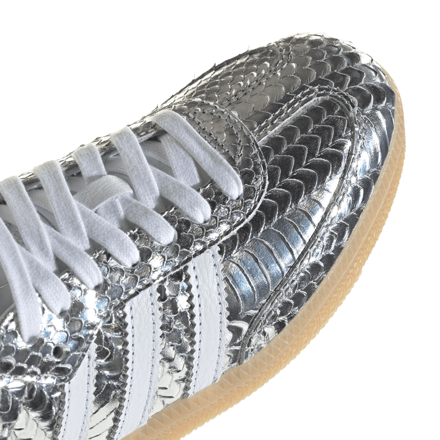 Adidas Samba OG Patent Snakeskin Silver Metallic
