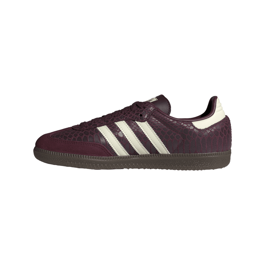 Adidas Samba OG Snakeskin Maroon Cream White