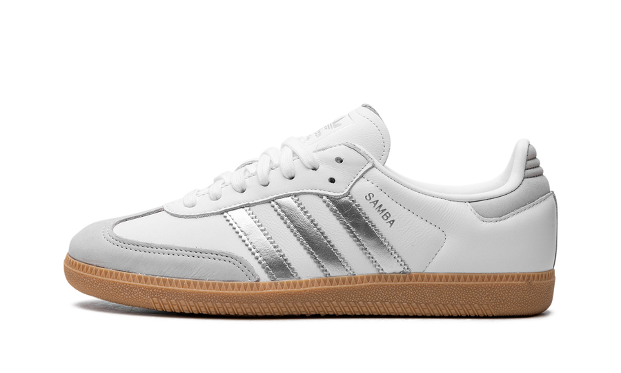 Adidas Samba OG White Silver Metallic Grey