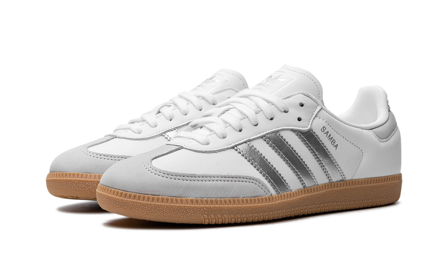 Adidas Samba OG White Silver Metallic Grey