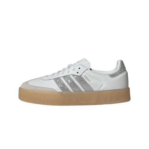 Adidas Sambae Rhinestone Crystal White Silver