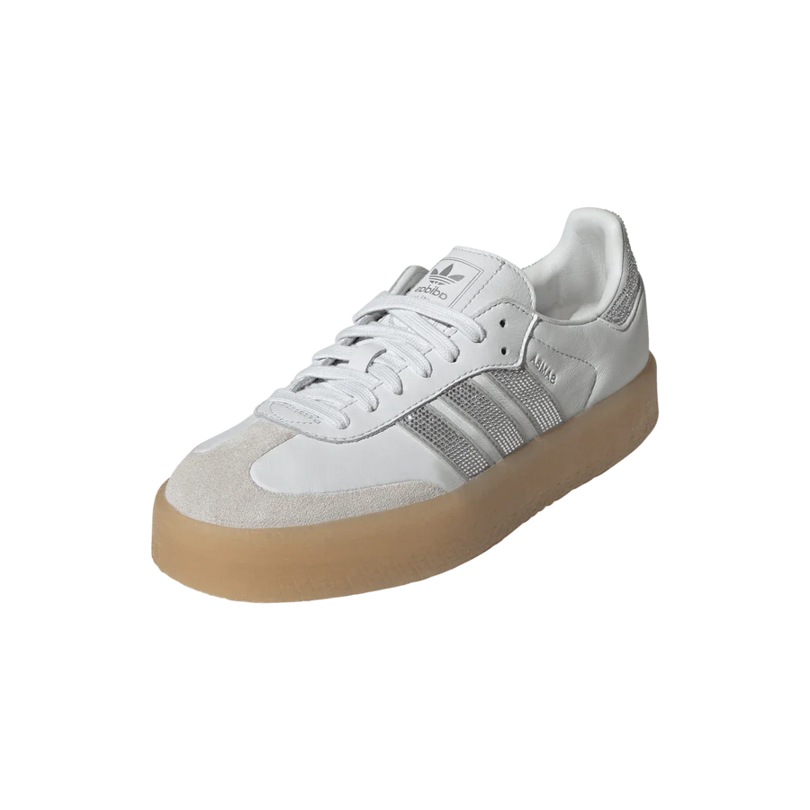 Adidas Sambae Rhinestone Crystal White Silver