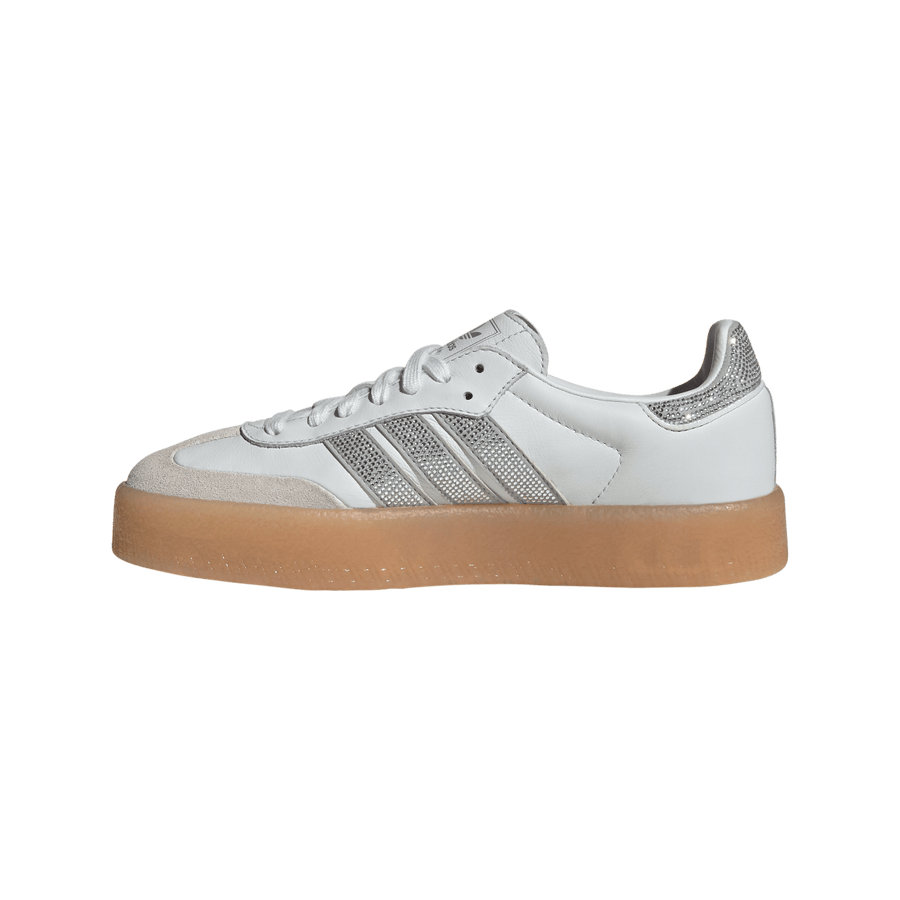 Adidas Sambae Rhinestone Crystal White Silver
