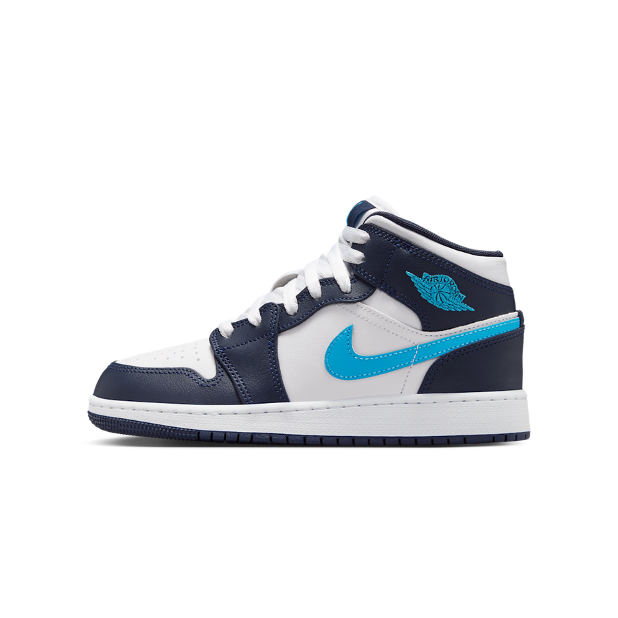 Air Jordan 1 Mid Obsidian Dark Powder Blue