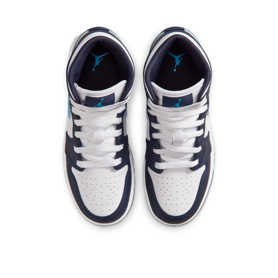 Air Jordan 1 Mid Obsidian Dark Powder Blue