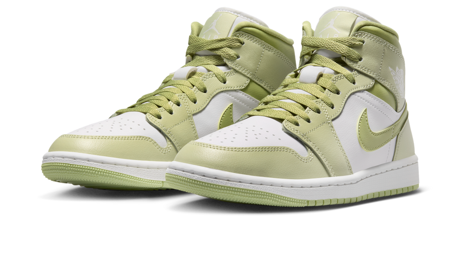 Air Jordan 1 Mid Olive Aura Lawn