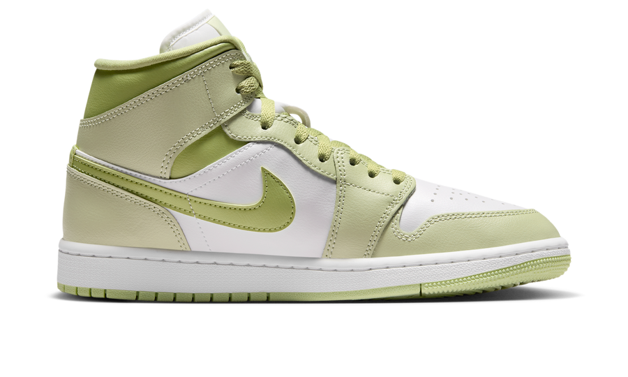 Air Jordan 1 Mid Olive Aura Lawn
