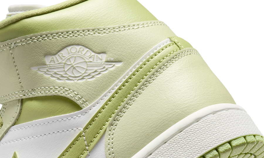 Air Jordan 1 Mid Olive Aura Lawn
