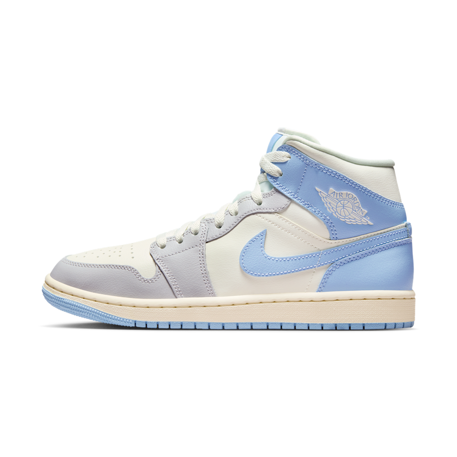 Air Jordan 1 Mid Psychic Blue Sail Coconut Milk