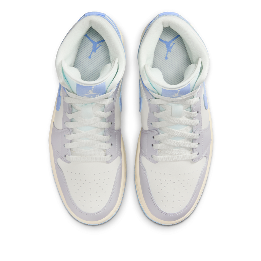 Air Jordan 1 Mid Psychic Blue Sail Coconut Milk
