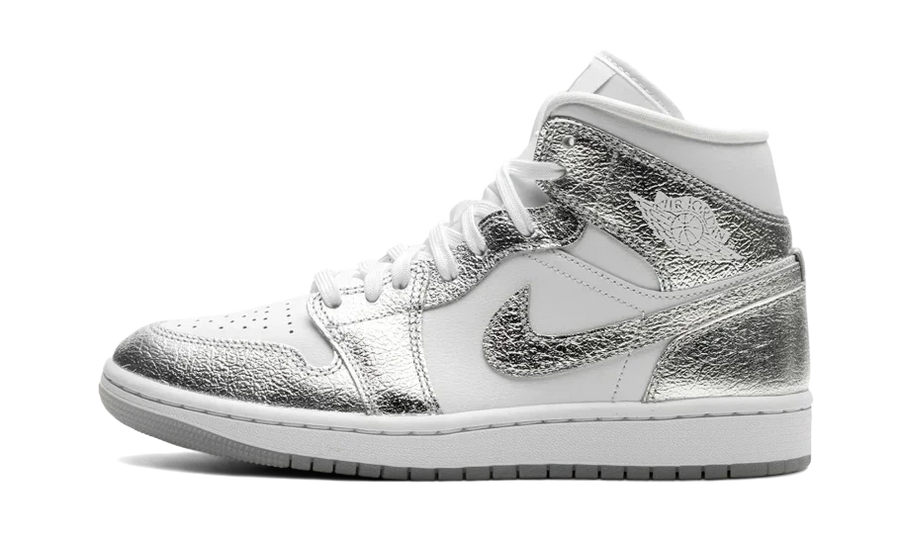 Air Jordan 1 Mid SE Metallic Silver