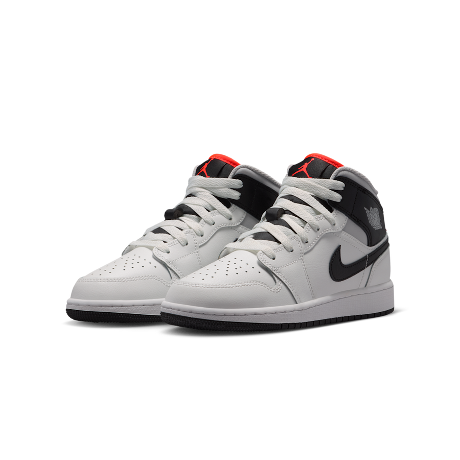 Air Jordan 1 Mid Summit White Infrared Black