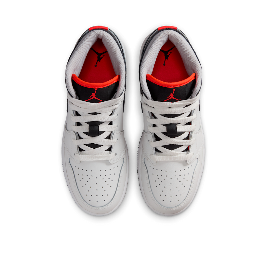 Air Jordan 1 Mid Summit White Infrared Black