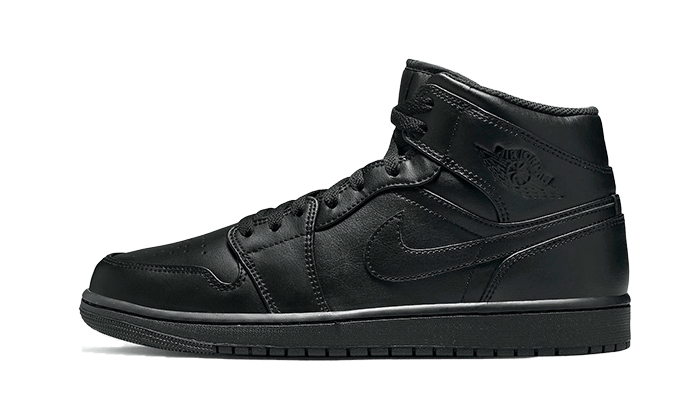 Air Jordan 1 Mid Triple Black