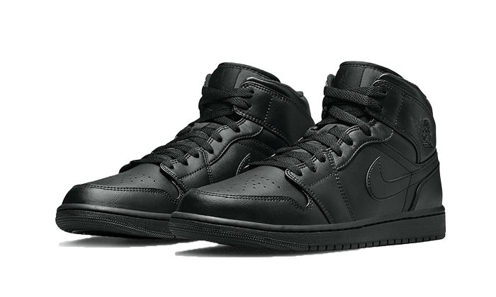 Air Jordan 1 Mid Triple Black