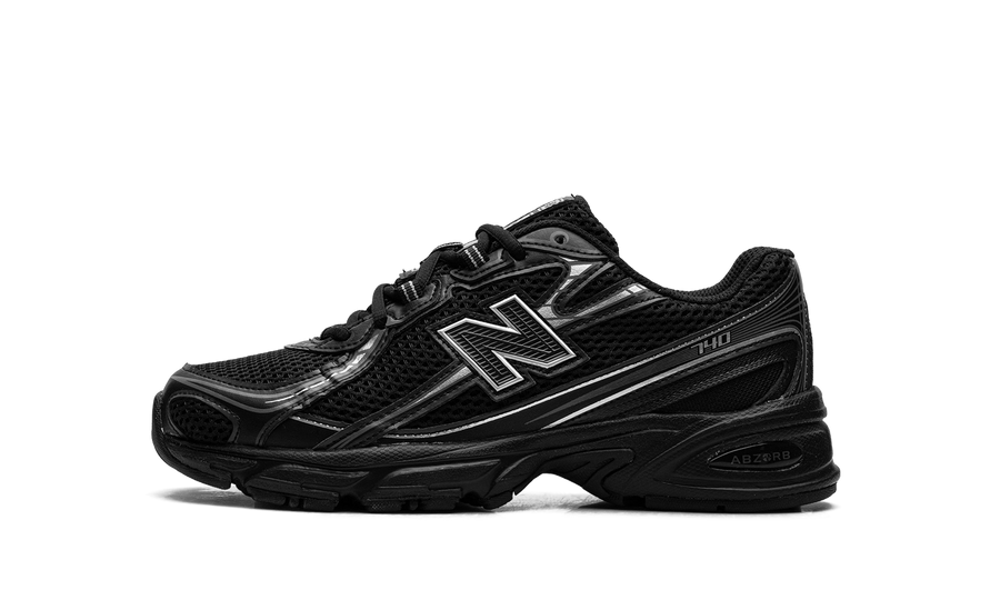 New Balance 740 Black Silver Metallic