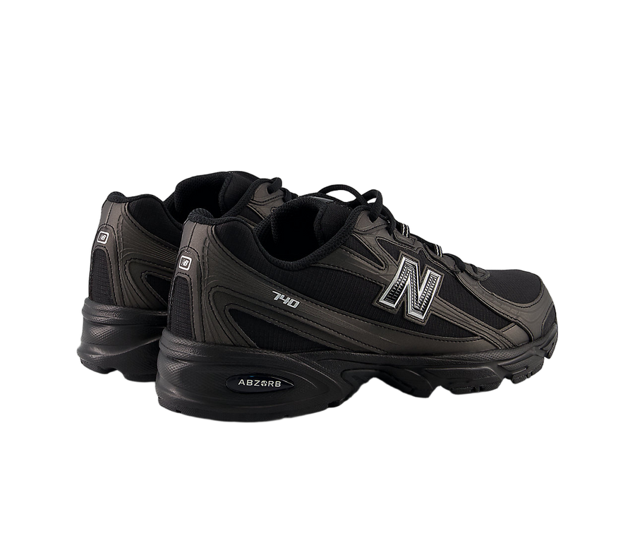 New Balance 740 Black Silver Metallic