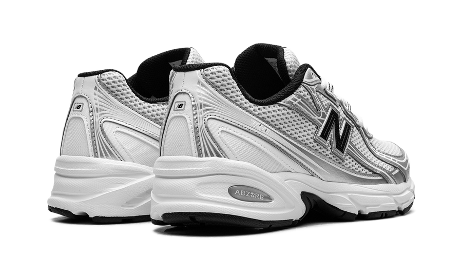New Balance 740 White Silver Metallic Navy
