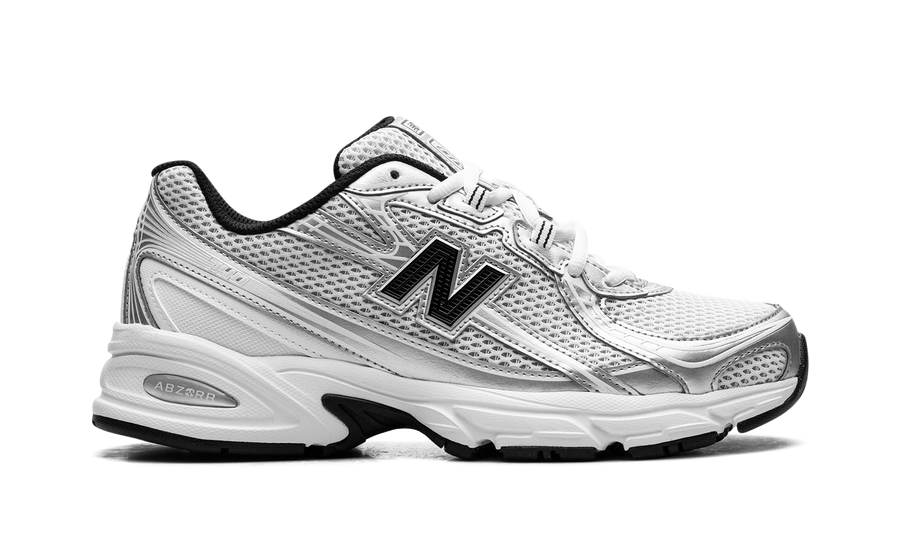 New Balance 740 White Silver Metallic Navy