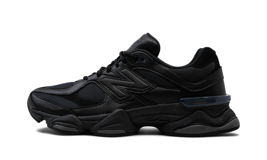 New Balance 9060 Triple Black Leather