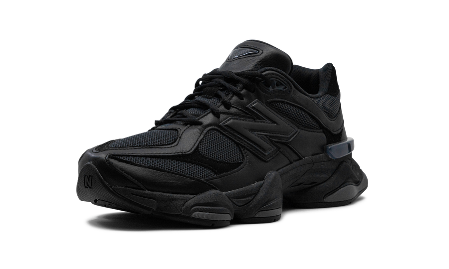 New Balance 9060 Triple Black Leather