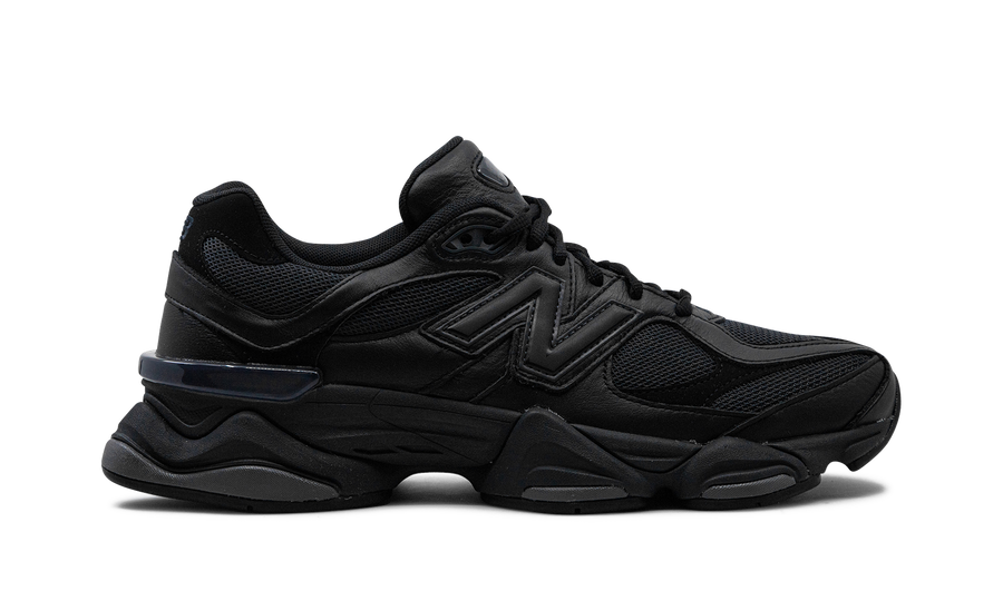 New Balance 9060 Triple Black Leather