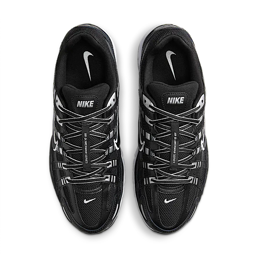 Nike P-6000 Black White Metallic Silver