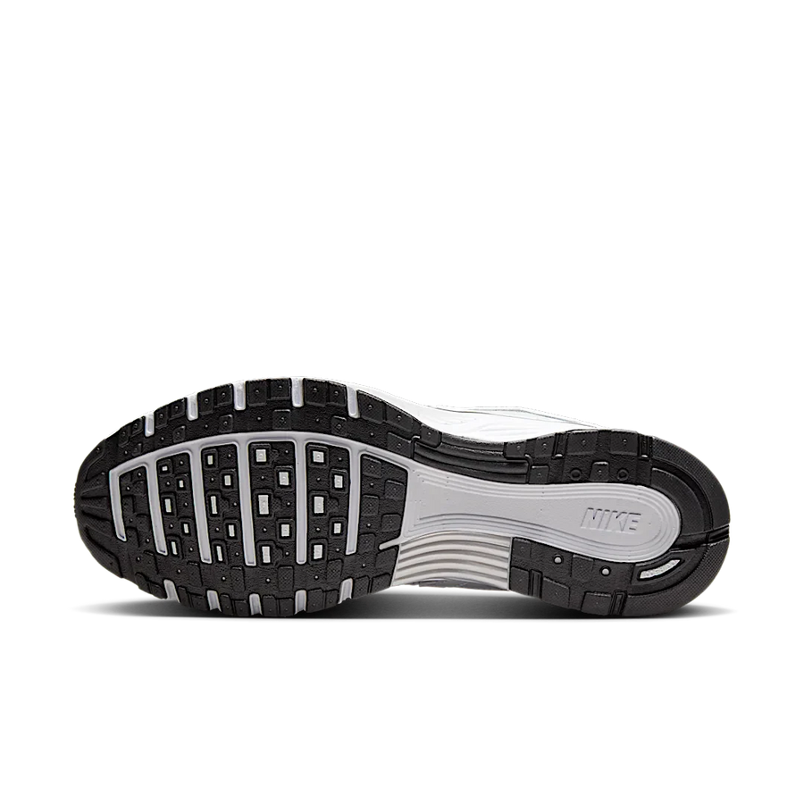 Nike P-6000 White Metallic Silver Black