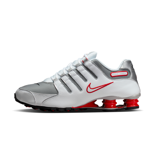 Nike Shox NZ White Red Metallic Silver