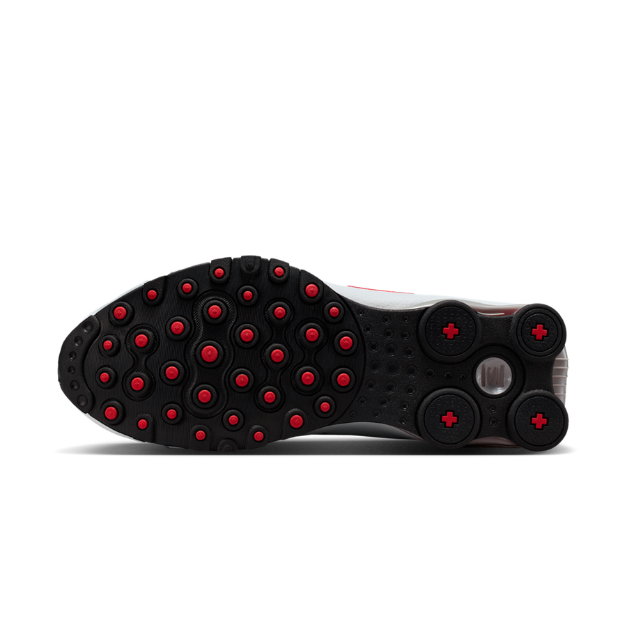 Nike Shox NZ White Red Metallic Silver