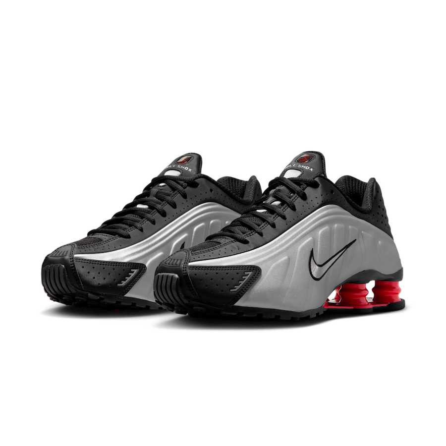 Nike Shox R4 Black Metallic Silver (2025)