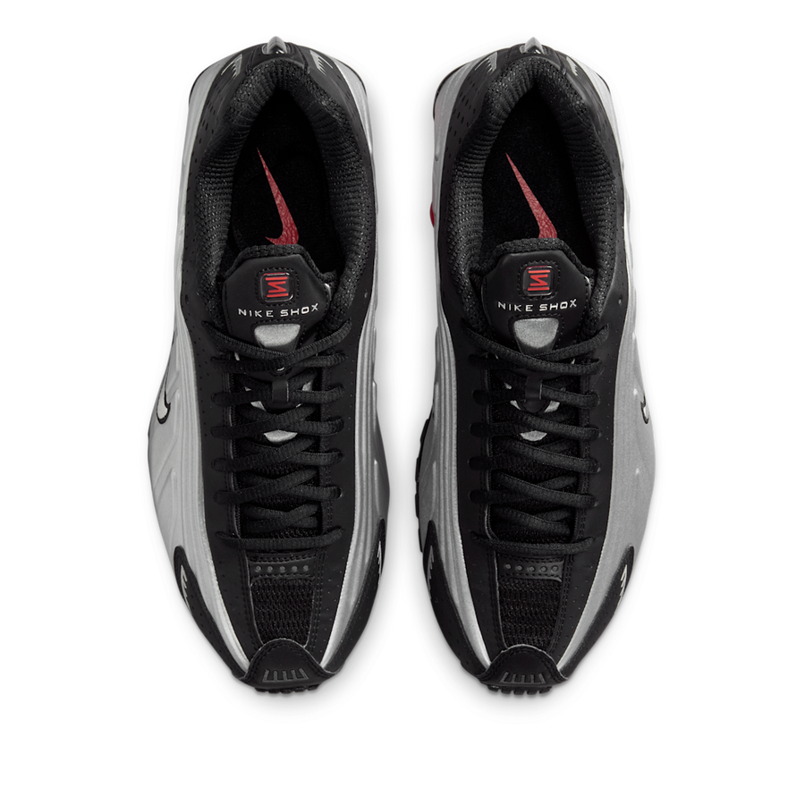 Nike Shox R4 Black Metallic Silver (2025)
