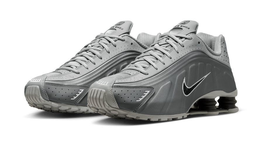 Nike Shox R4 Light Smoke Grey Black