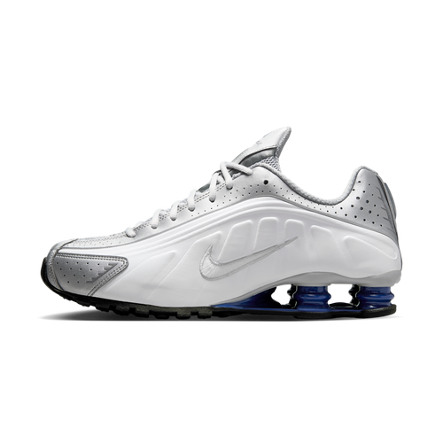 Nike Shox R4 Metallic Silver Deep Royal Blue