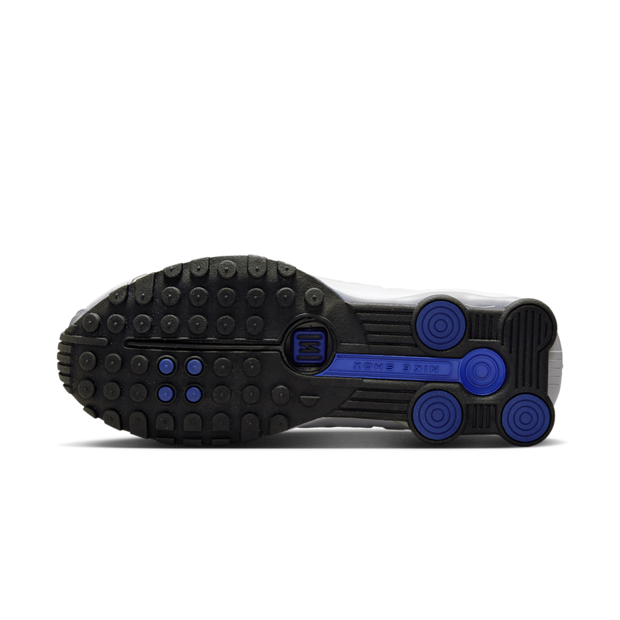 Nike Shox R4 Metallic Silver Deep Royal Blue