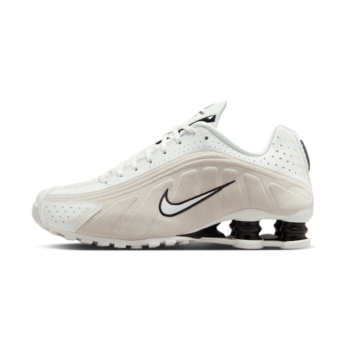Nike Shox R4 White Black Suede