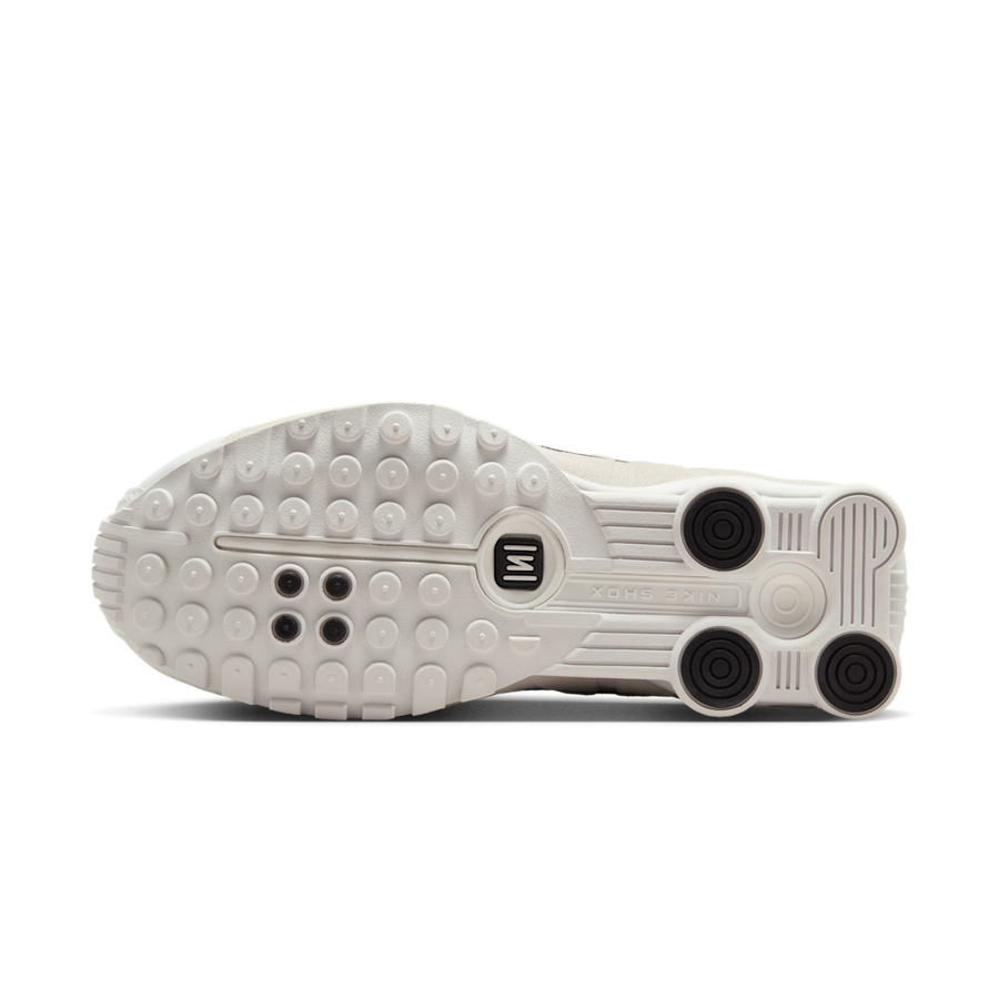 Nike Shox R4 White Black Suede
