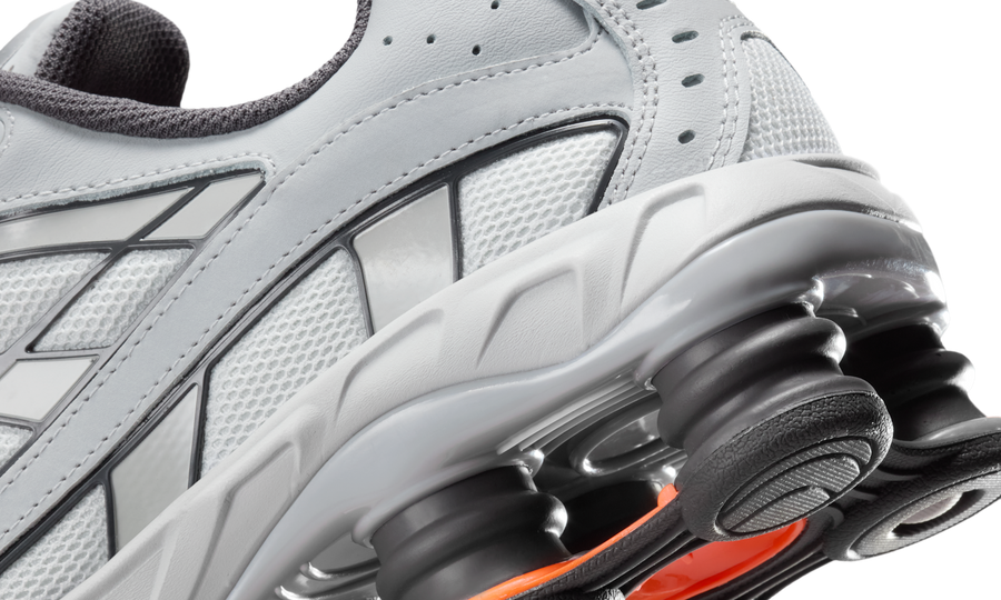 Nike Shox Ride 2 Light Smoke Grey Total Orange