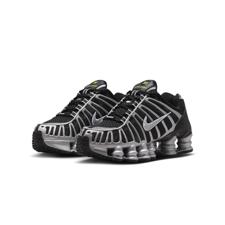 Nike Shox TL Black Volt Metallic Silver