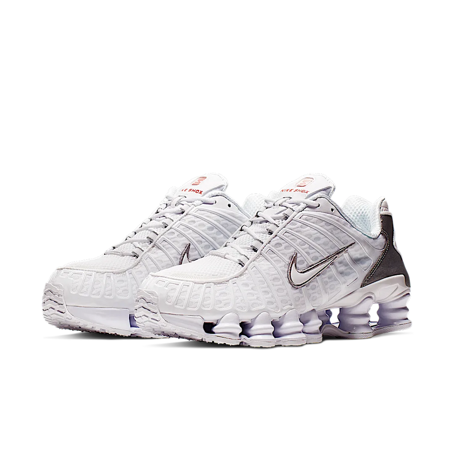 Nike Shox TL White Metallic Silver